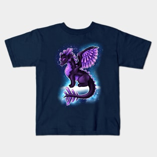 Amethyst Dragon - Cute Cartoon Dragon Kids T-Shirt